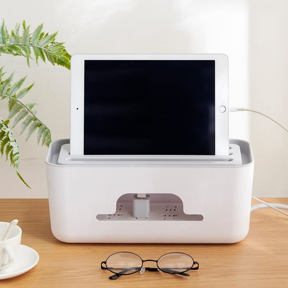 High Qulaity Tidy Box Organizer Anti Dust Wire Cord Management Storage Organizer